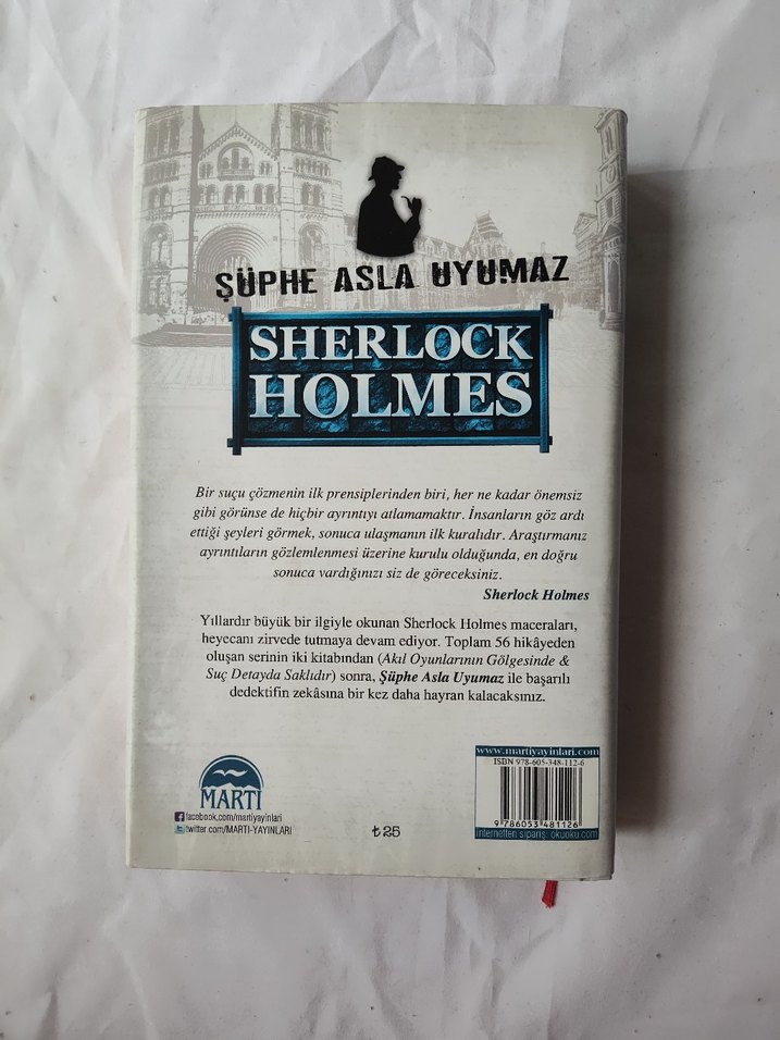 Sherlock Holmes - Şüphe Asla Uymaz Ciltli - Görsel 5