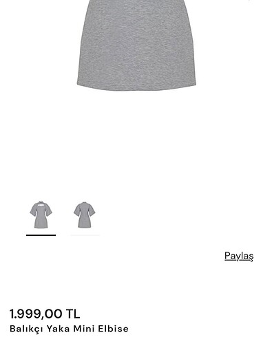 xs Beden Nocturne Sweat elbise