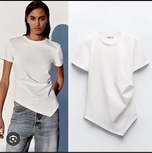 Zara Bel detaylı tshirt