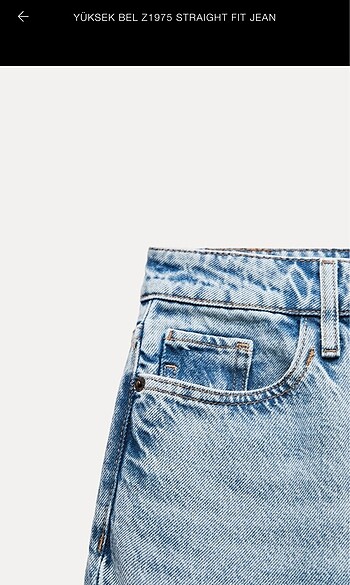 Zara Z1975 Jean