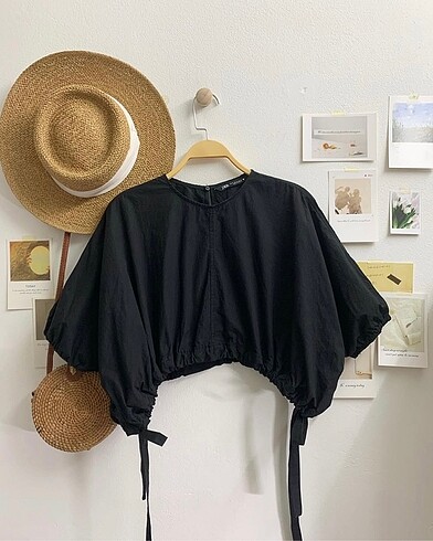 Zara Zara Poplin Üst