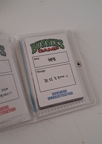 haerin ikili bunnies camp orjinal photocard - Görsel 2