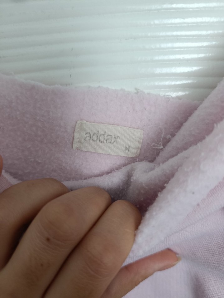 Pembe Baskılı Uzun Kollu Sweatshirt - Görsel 3