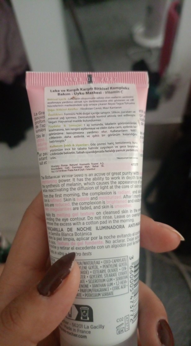 Yves Rocher Aydınlatıcı Gece Maskesi 75 ml - Görsel 2