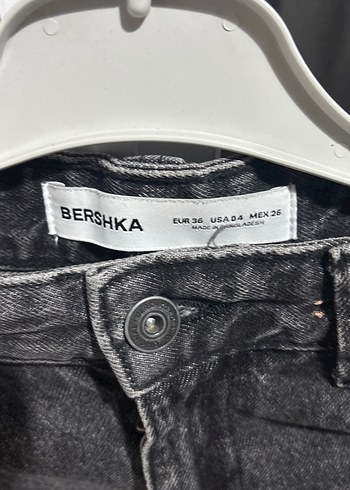BERSHKA wide leg balloon fit baggy jean pantolon - Görsel 3