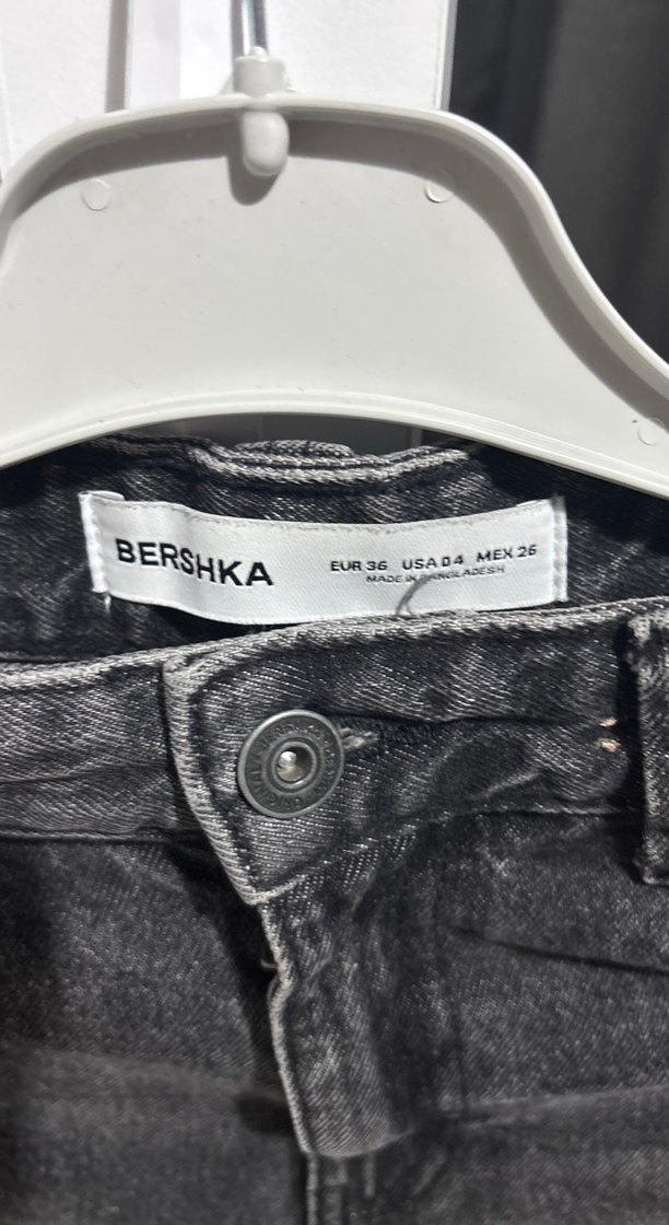 BERSHKA wide leg balloon fit baggy jean pantolon - Görsel 3