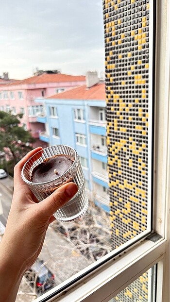 Diğer Kahve kokulu latte mum