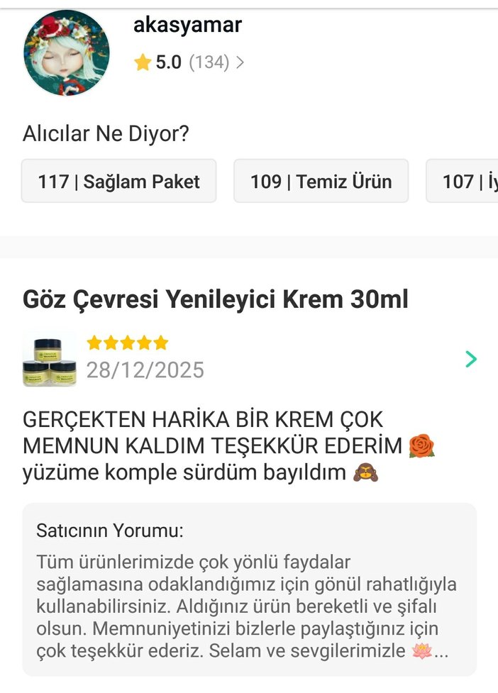 Eminature Mahurayn Göz Çevresi Kremi 30ml - Görsel 2