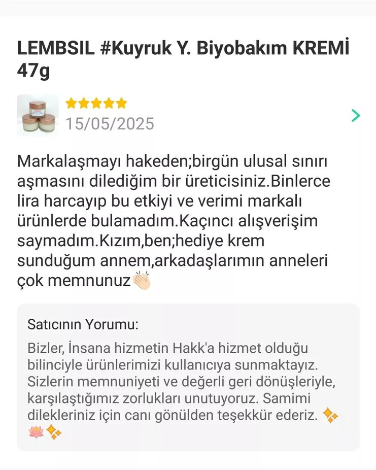 Eminature Lembsil Yüz Kremi 50 ml - Görsel 3