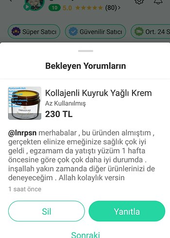 Kolajen ilaveli Kuyruk Yağlı Anti-Aging Krem 50 mL - Görsel 5