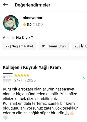 Kolajen ilaveli Kuyruk Yağlı Anti-Aging Krem 50 mL - Görsel 6