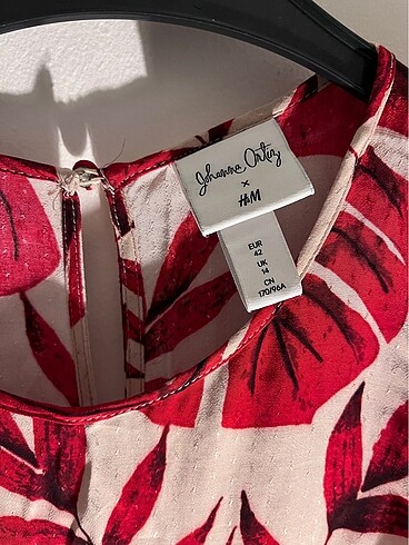 H&M H&M x Johanna Ortiz Özel Koleksiyon Desenli Kısa Elbis
