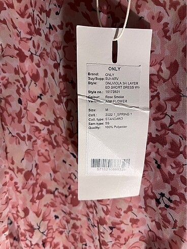 Only ONLY Pembe Çiçekli Elbise