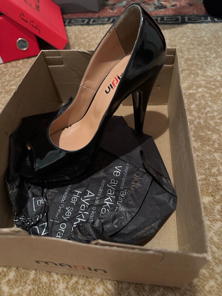 Marjin Kadın Kahverengi Stiletto Topuklu Ayakkabı - Görsel 2