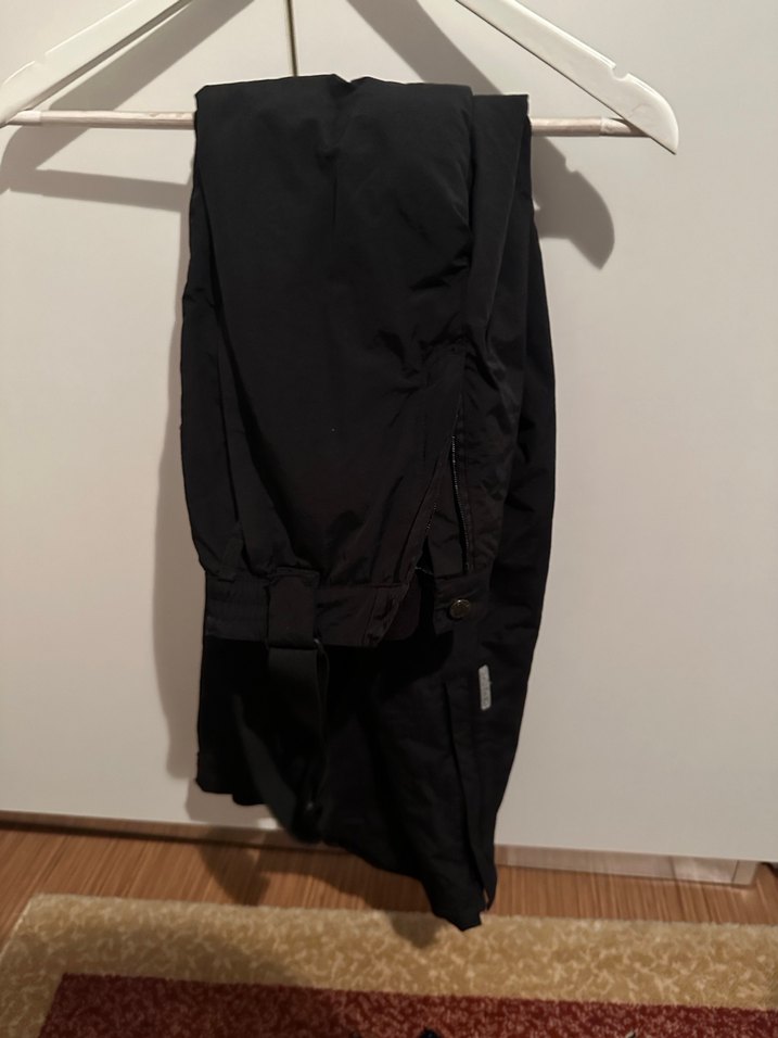 Erkek Çocuk Mavi Fermuarlı Kayak Montu ve Pantolonu - Görsel 2