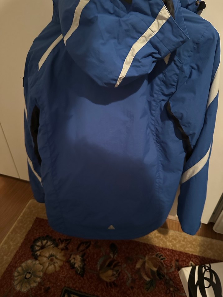 Erkek Çocuk Mavi Fermuarlı Kayak Montu ve Pantolonu - Görsel 3