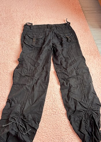 GUESS Siyah Kemerli Grunge Kadın Denim Pantolon - Görsel 5