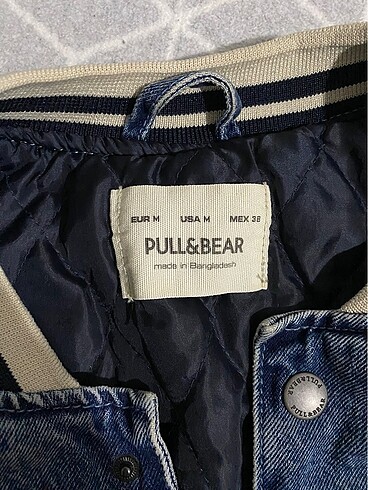 m Beden lacivert Renk Pull&bear ceket