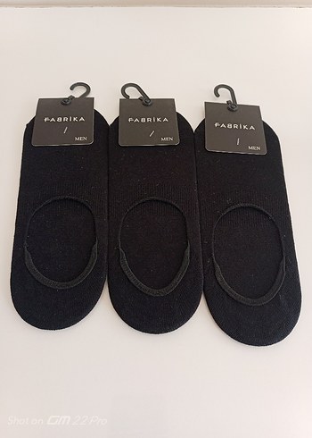 Erkek Siyah Mini Soket Çorap 3'lü Fabrika