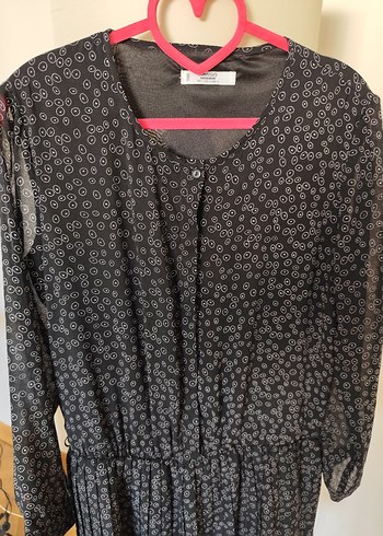 mango şifon elbise - Görsel 2