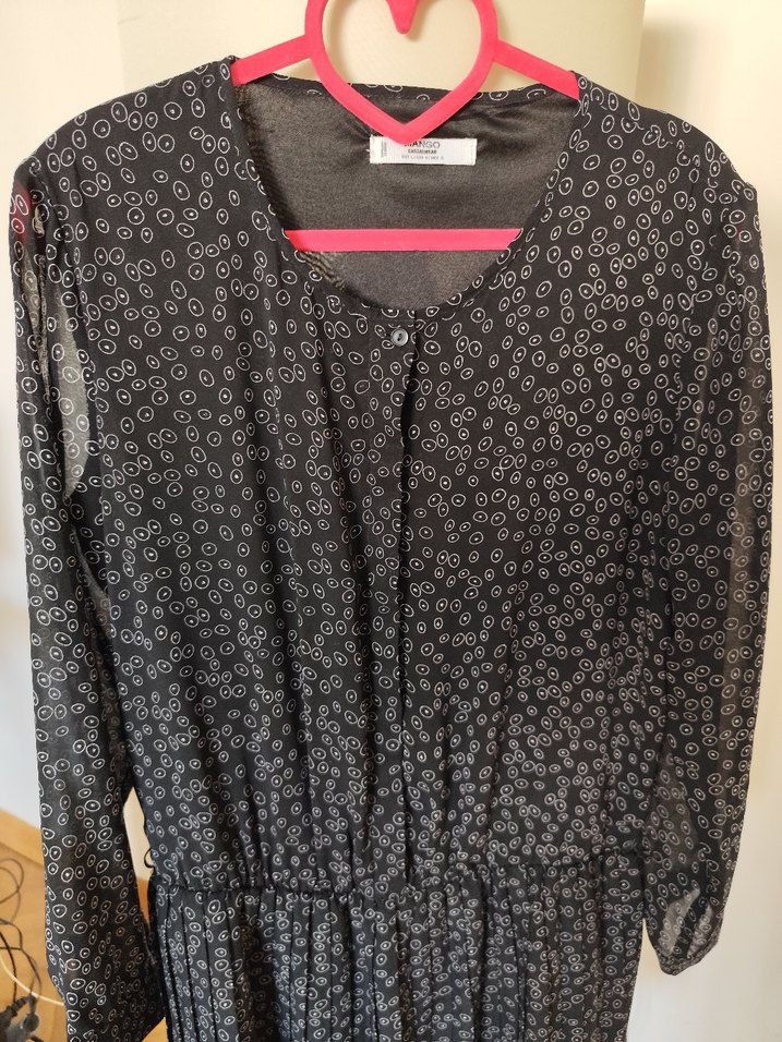 mango şifon elbise - Görsel 2