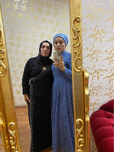 Mavi Simli Abiye