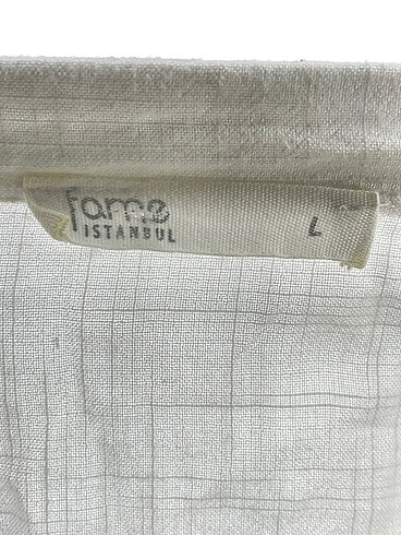 l Beden beyaz Renk Vintage Love Gömlek %70 İndirimli.