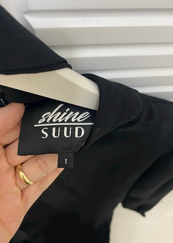 Suud Collection Siyah, Uzun Kollu, Yüksek Yakalı Kadın Elbise