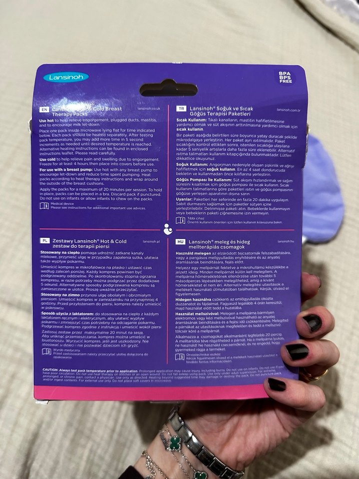 Lansinoh soğuk sıcak göğüs terapisi - Görsel 2