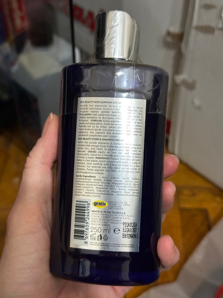 Mor Şampuan 250ml Turunculaşma Karşıtı - Görsel 2