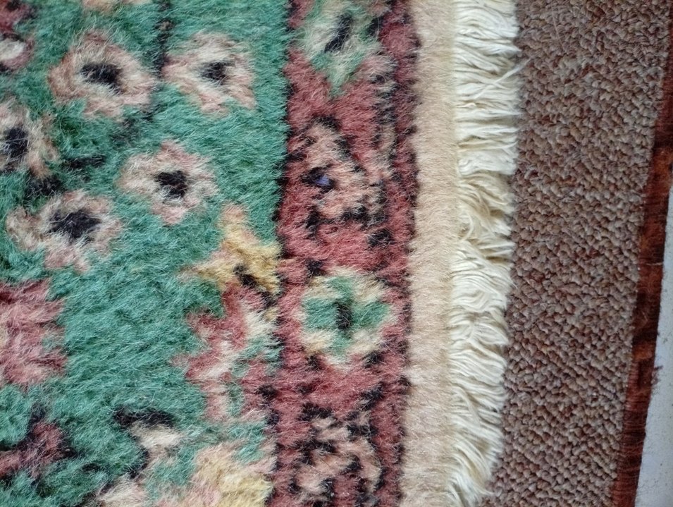 Bohem Çok Renkli Pastel Desenli Antika Isparta yün Halı - Görsel 2