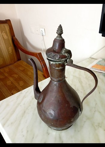 Parlak Kahverengi Antika ibrik - Görsel 2