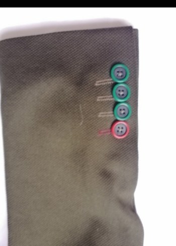 Koyu yeşil Erkek Düğmeli Regular Fit Takım Ceketi - Görsel 3