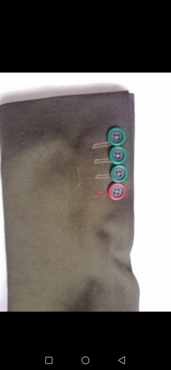 Koyu yeşil Erkek Düğmeli Regular Fit Takım Ceketi - Görsel 3