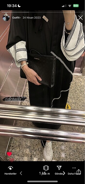 Beden siyah Renk Şık abaya
