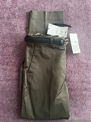 38 Beden haki Renk Zara Haki Pantolon