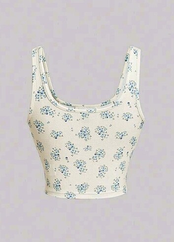 Pull and Bear Crop bluz