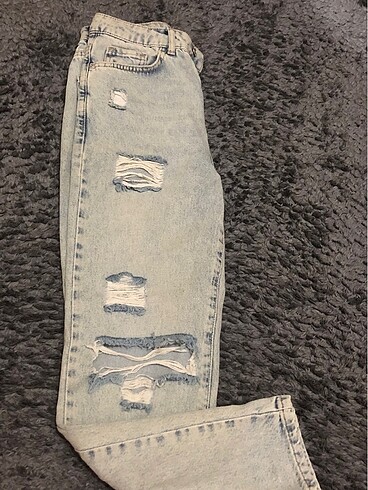 xs Beden çeşitli Renk Lcw Yırtık Mom Jean