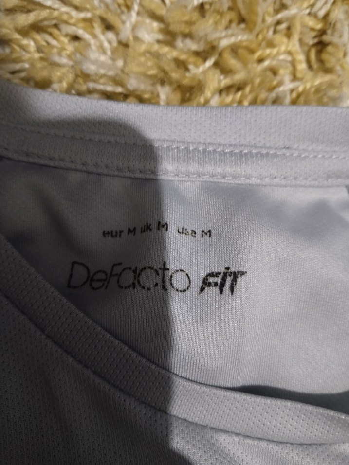 DefactoFitGri Erkek Kısa Kollu Tişört - Görsel 3