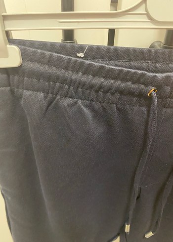 Siyah, Kemerli, Dar Kesim Erkek Eşofman Altı - Görsel 3