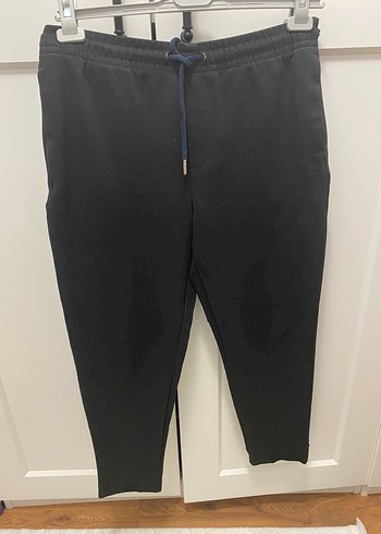 Siyah Kemerli erkek Kışlık Pantolon - Görsel 2