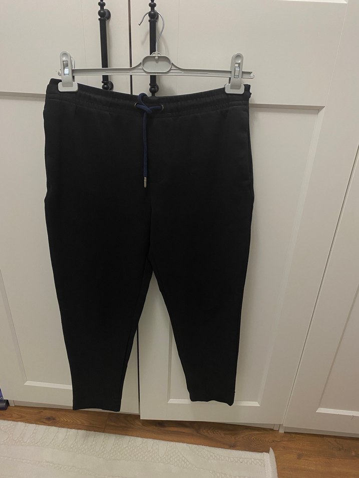 Siyah Kemerli erkek Kışlık Pantolon - Görsel 3