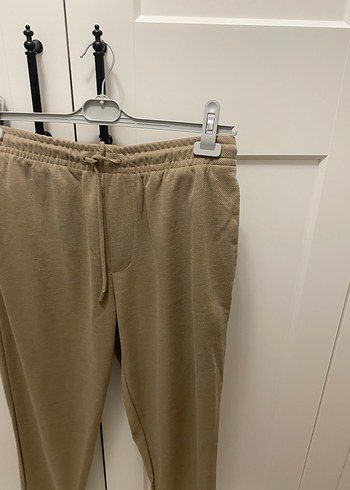 Bej Kemerli Rahat Kesim erkek kışlık Pantolon - Görsel 4