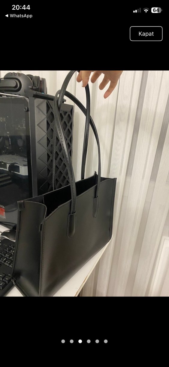 KahverengiDeri Kadın İş Çantası - Görsel 3