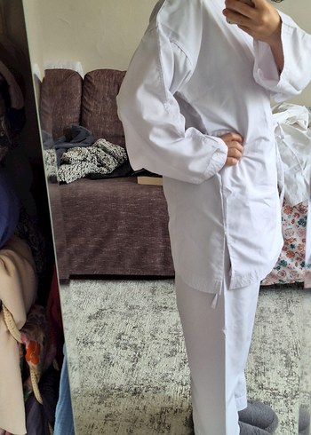 m Beden Uzun Kollu, Kemerli Beyaz dragon karate kıyafeti takımı