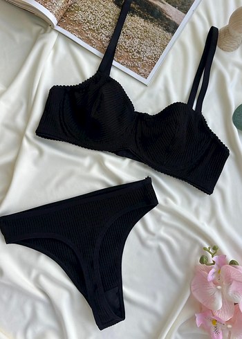 Çiçek Desenli Vintage Parisian Sütyen Seti - Görsel 6