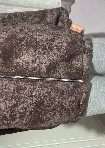 Kahverengi Kapüşonlu Kadın Sweatshirt - Görsel 5