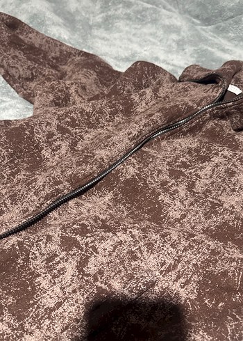 Kahverengi Kapüşonlu Kadın Sweatshirt - Görsel 2