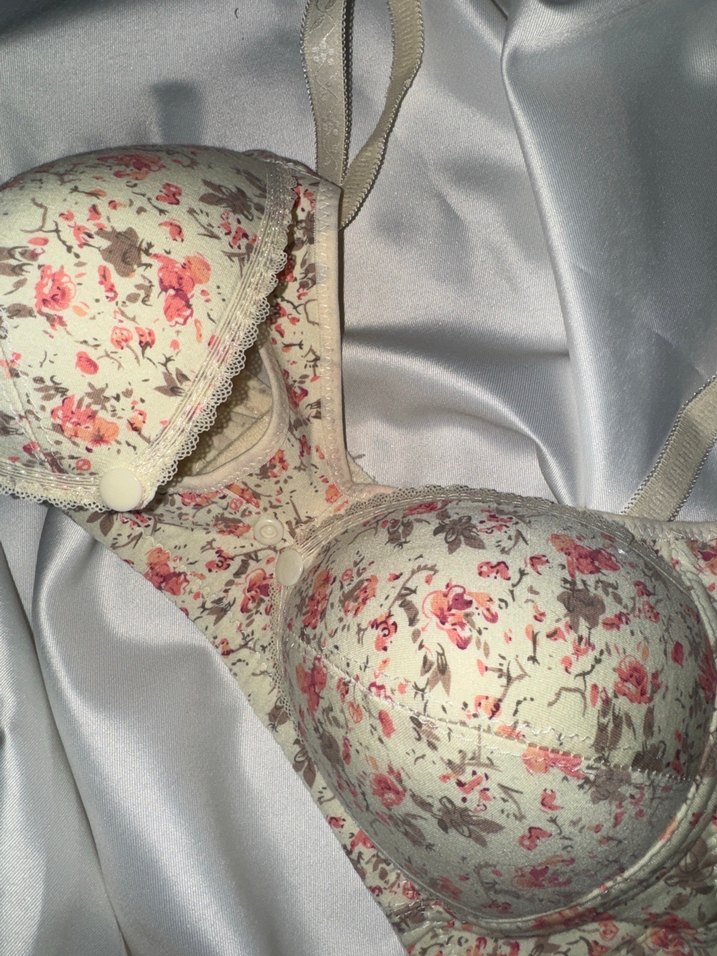 Çiçekli emzirme sütyeni - Görsel 4