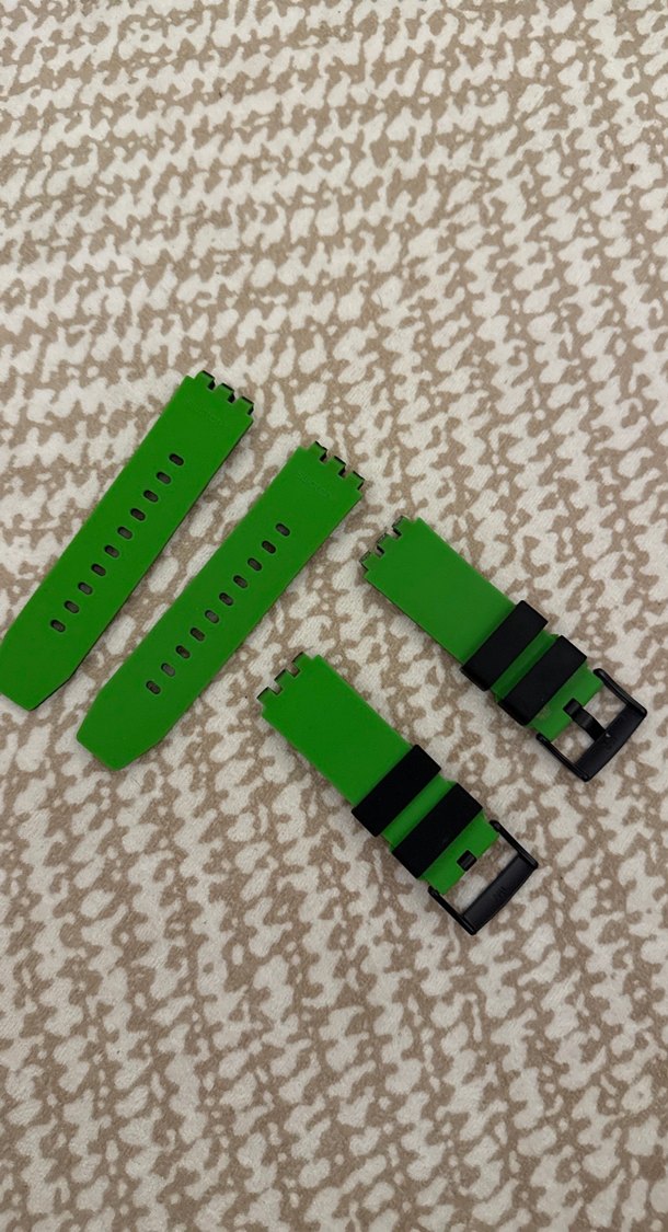 Siyah Spor Tarz Erkek Saat Kayışı - Görsel 2